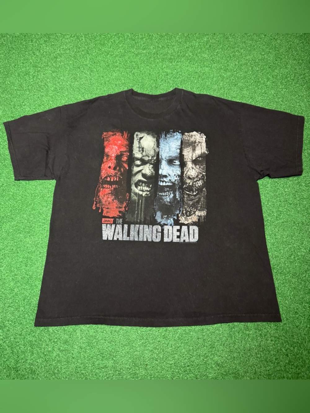Walking Dead Horror Zombie TV AMC Promo XL Black T Shirt